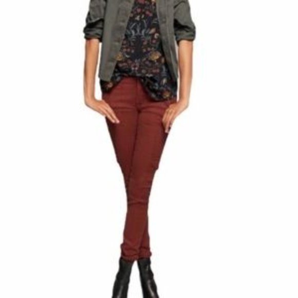CAbi Burgundy Skinny Pants - Picture 1 of 13
